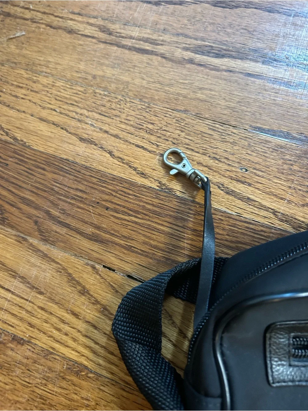 Ecco Black Men's Messenger Crossbody Bag